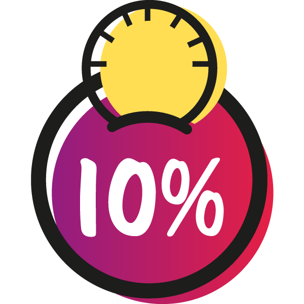 10%